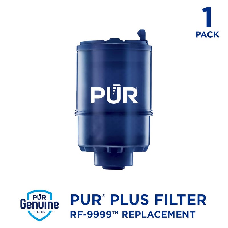 PUR PLUS Faucet Mount Replacement Filter 1-Pack, Genuine PUR Filter, 3-in-1 Powerful, Natural Mineral Filtration, Lead Removal, Blue (RF99991) - Image 2